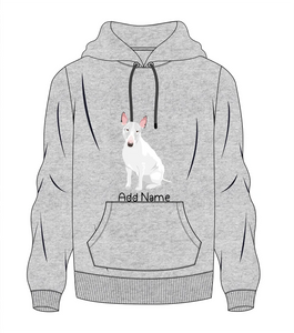 Personalized Bull Terrier Love Men's Warm Hoodie Sweatshirt-Apparel-Apparel, Bull Terrier, Dog Dad Gifts, Hoodie, Personalized, Sweatshirt-Men's Warm Hoodie Sweatshirt-Gray-S-10