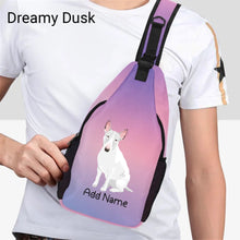 Load image into Gallery viewer, Personalized Bull Terrier Love Unisex Sling Bag Backpack-Accessories-Bull Terrier-Unisex Sling Bag Backpack-Dreamy Dusk-One Size-16