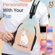 Load image into Gallery viewer, Bull Terrier sling-bag-single