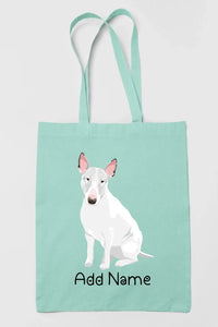 Personalized Bull Terrier Love Zippered Tote Bag-Accessories-Accessories, Bags, Bull Terrier, Dog Mom Gifts, Personalized-12