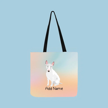 Load image into Gallery viewer, Personalized Bull Terrier Small Tote Bag-Accessories-Accessories, Bags, Bull Terrier, Dog Mom Gifts, Personalized-Small Tote Bag-Your Design-One Size-2