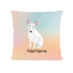 Personalized Bull Terrier Soft Plush Pillowcase-Home Decor-Bull Terrier, Dog Dad Gifts, Dog Mom Gifts, Home Decor, Personalized, Pillows-Soft Plush Pillowcase-As Selected-12"x12"-2