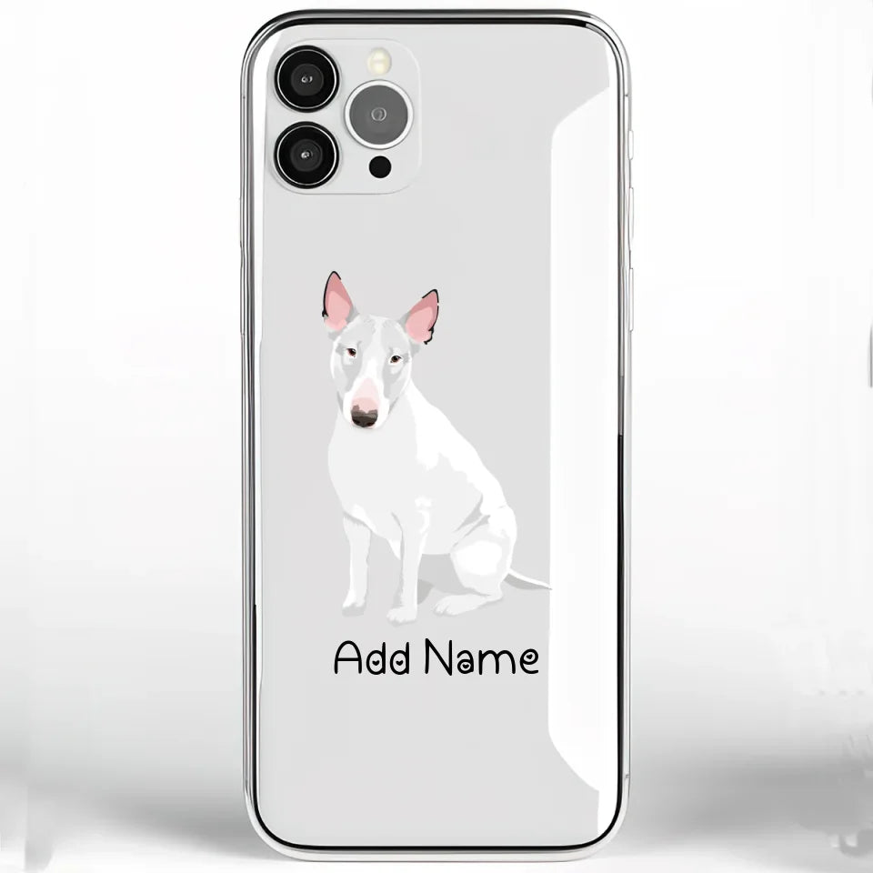 Personalized Bull Terrier Soft Shell Phone Cover-Cell Phone Accessories-Accessories, Bull Terrier, Dog Mom Gifts, Personalized, Phone Case-Phone Cover-Transparent TPU-One Size-2