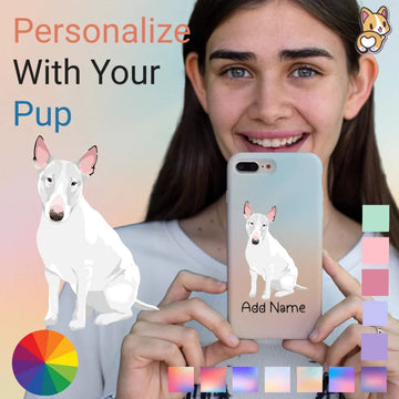 Personalized Bull Terrier Soft Shell Phone Cover 360x