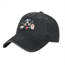 Load image into Gallery viewer, Personalized Catahoula Baseball Cap - Waving Catahoula Design - Match Your Dog's Coat Color-Hats &amp; Caps-Accessories,Baseball Caps,Catahoula,Dog Dad Gifts,Dog Mom Gifts-6
