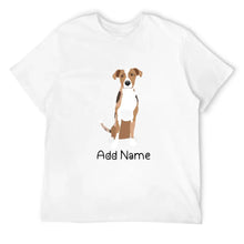 Load image into Gallery viewer, Personalized Catahoula Dad Cotton T Shirt-Apparel-Apparel, Catahoula, Dog Dad Gifts, Personalized, Shirt, T Shirt-Men&#39;s Cotton T Shirt-White-Medium-10