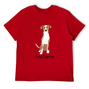 Personalized Catahoula Dad Cotton T Shirt-Apparel-Apparel, Catahoula, Dog Dad Gifts, Personalized, Shirt, T Shirt-Men's Cotton T Shirt-Red-Medium-14