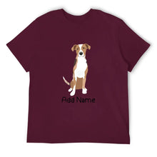 Load image into Gallery viewer, Personalized Catahoula Dad Cotton T Shirt-Apparel-Apparel, Catahoula, Dog Dad Gifts, Personalized, Shirt, T Shirt-Men&#39;s Cotton T Shirt-Maroon-Medium-15