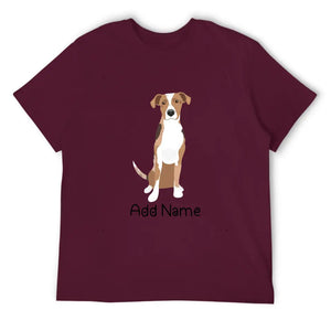 Personalized Catahoula Dad Cotton T Shirt-Apparel-Apparel, Catahoula, Dog Dad Gifts, Personalized, Shirt, T Shirt-Men's Cotton T Shirt-Maroon-Medium-15