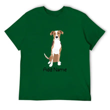 Load image into Gallery viewer, Personalized Catahoula Dad Cotton T Shirt-Apparel-Apparel, Catahoula, Dog Dad Gifts, Personalized, Shirt, T Shirt-Men&#39;s Cotton T Shirt-Green-Medium-16