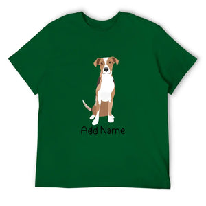 Personalized Catahoula Dad Cotton T Shirt-Apparel-Apparel, Catahoula, Dog Dad Gifts, Personalized, Shirt, T Shirt-Men's Cotton T Shirt-Green-Medium-16