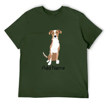 Load image into Gallery viewer, Personalized Catahoula Dad Cotton T Shirt-Apparel-Apparel, Catahoula, Dog Dad Gifts, Personalized, Shirt, T Shirt-Men&#39;s Cotton T Shirt-Army Green-Medium-17