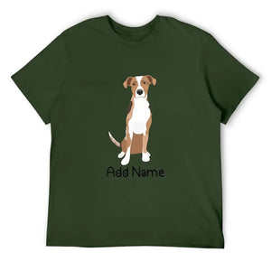 Personalized Catahoula Dad Cotton T Shirt-Apparel-Apparel, Catahoula, Dog Dad Gifts, Personalized, Shirt, T Shirt-Men's Cotton T Shirt-Army Green-Medium-17