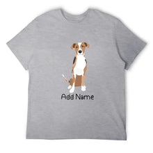 Load image into Gallery viewer, Personalized Catahoula Dad Cotton T Shirt-Apparel-Apparel, Catahoula, Dog Dad Gifts, Personalized, Shirt, T Shirt-Men&#39;s Cotton T Shirt-Gray-Medium-19