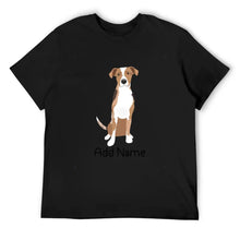 Load image into Gallery viewer, Personalized Catahoula Dad Cotton T Shirt-Apparel-Apparel, Catahoula, Dog Dad Gifts, Personalized, Shirt, T Shirt-Men&#39;s Cotton T Shirt-Black-Medium-9