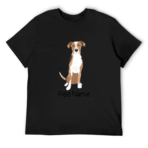 Personalized Catahoula Dad Cotton T Shirt-Apparel-Apparel, Catahoula, Dog Dad Gifts, Personalized, Shirt, T Shirt-Men's Cotton T Shirt-Black-Medium-9