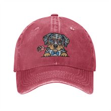 Load image into Gallery viewer, Personalized Catahoula Leopard Dog Baseball Cap - Romeo Catahoula Leopard Dog Design - Match Your Dog's Coat Color-Hats &amp; Caps-Accessories,Baseball Caps,Dog Mom Gifts-1