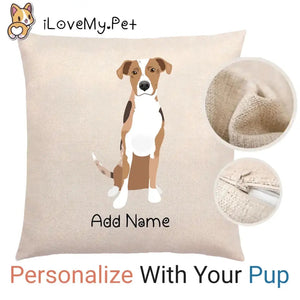 Personalized Catahoula Linen Pillowcase-Home Decor-Catahoula, Dog Dad Gifts, Dog Mom Gifts, Home Decor, Personalized, Pillows-Linen Pillow Case-Cotton-Linen-12"x12"-1