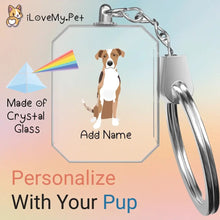 Load image into Gallery viewer, catahoula crystal-keychain-single