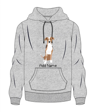 Load image into Gallery viewer, Personalized Catahoula Love Men&#39;s Warm Hoodie Sweatshirt-Apparel-Apparel, Catahoula, Dog Dad Gifts, Hoodie, Personalized, Sweatshirt-Men&#39;s Warm Hoodie Sweatshirt-Gray-S-10