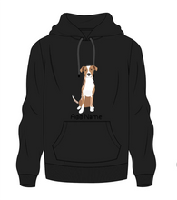 Load image into Gallery viewer, Personalized Catahoula Love Men&#39;s Warm Hoodie Sweatshirt-Apparel-Apparel, Catahoula, Dog Dad Gifts, Hoodie, Personalized, Sweatshirt-Men&#39;s Warm Hoodie Sweatshirt-Black-S-9