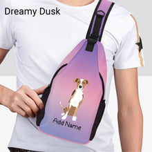 Load image into Gallery viewer, Personalized Catahoula Love Unisex Sling Bag Backpack-Accessories-Catahoula-Unisex Sling Bag Backpack-Dreamy Dusk-One Size-16