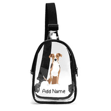 Load image into Gallery viewer, Personalized Catahoula Love Unisex Transparent Sling Bag-Accessories-Catahoula-Unisex Transparent Sling Bag-Transparent-One Size-2