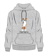 Load image into Gallery viewer, personalized-dog-mom-hoodie-heather-gray