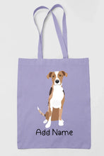 Load image into Gallery viewer, Personalized Catahoula Love Zippered Tote Bag-Accessories-Accessories, Bags, Catahoula, Dog Mom Gifts, Personalized-Zippered Tote Bag-Pastel Purple-Classic-2