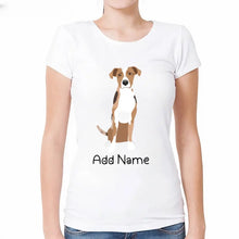 Load image into Gallery viewer, Personalized Catahoula Mom T Shirt for Women-Customizer-Apparel, Catahoula, Dog Mom Gifts, Personalized, Shirt, T Shirt-2