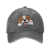 Load image into Gallery viewer, Personalized Cavalier King Charles Spaniel Baseball Cap - Waving King Charles Design - Match Your Dog's Coat Color-Hats &amp; Caps-Accessories,Baseball Caps,Cavalier King Charles Spaniel,Dog Dad Gifts,Dog Mom Gifts-Deep Heather-One Size-3