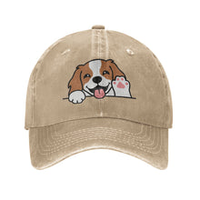 Load image into Gallery viewer, Personalized Cavalier King Charles Spaniel Baseball Cap - Waving King Charles Design - Match Your Dog's Coat Color-Hats &amp; Caps-Accessories,Baseball Caps,Cavalier King Charles Spaniel,Dog Dad Gifts,Dog Mom Gifts-Natural-One Size-4