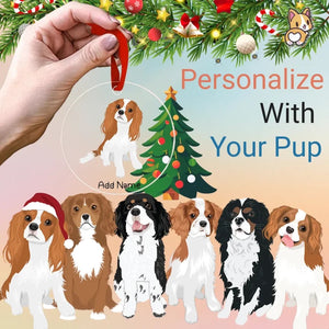 Cavalier King Charles Spaniel christmas-tree-ornament-multi