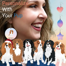 Load image into Gallery viewer, Cavalier King Charles Spaniel earrings-womens-multi