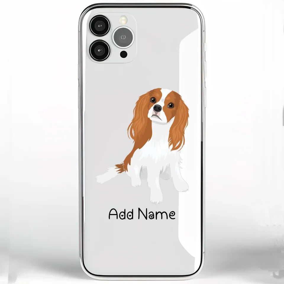 Personalized Cavalier King Charles Spaniel Phone Cover-Cell Phone Accessories-Accessories, Cavalier King Charles Spaniel, Dog Mom Gifts, Personalized, Phone Case-Phone Cover-Transparent TPU-One Size-2