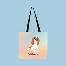 Load image into Gallery viewer, Personalized Cavalier King Charles Spaniel Small Tote Bag-Accessories-Accessories, Bags, Cavalier King Charles Spaniel, Dog Mom Gifts, Personalized-Small Tote Bag-Your Design-One Size-2