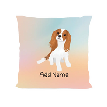 Load image into Gallery viewer, Personalized Cavalier King Charles Spaniel Soft Plush Pillowcase-Home Decor-Cavalier King Charles Spaniel, Christmas, Dog Dad Gifts, Dog Mom Gifts, Home Decor, Personalized, Pillows-Soft Plush Pillowcase-As Selected-12&quot;x12&quot;-2