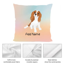 Load image into Gallery viewer, Personalized Cavalier King Charles Spaniel Soft Plush Pillowcase-Home Decor-Cavalier King Charles Spaniel, Christmas, Dog Dad Gifts, Dog Mom Gifts, Home Decor, Personalized, Pillows-3