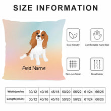 Load image into Gallery viewer, Personalized Cavalier King Charles Spaniel Soft Plush Pillowcase-Home Decor-Cavalier King Charles Spaniel, Christmas, Dog Dad Gifts, Dog Mom Gifts, Home Decor, Personalized, Pillows-4