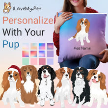 Load image into Gallery viewer, Personalized Cavalier King Charles Spaniel Soft Plush Pillowcase-Home Decor-Cavalier King Charles Spaniel, Christmas, Dog Dad Gifts, Dog Mom Gifts, Home Decor, Personalized, Pillows-1