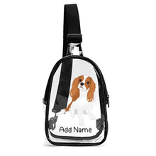 Load image into Gallery viewer, Personalized Cavalier King Charles Spaniel Transparent Sling Bag-Accessories-Cavalier King Charles Spaniel-Unisex Transparent Sling Bag-Transparent-One Size-2