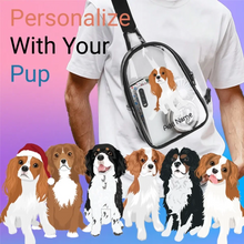 Load image into Gallery viewer, Cavalier King Charles Spaniel transparent-sling-bag-multi