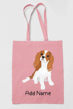 Load image into Gallery viewer, Personalized Cavalier King Charles Spaniel Zippered Tote Bag-Accessories-Accessories, Bags, Cavalier King Charles Spaniel, Dog Mom Gifts, Personalized-11