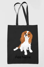 Load image into Gallery viewer, Personalized Cavalier King Charles Spaniel Zippered Tote Bag-Accessories-Accessories, Bags, Cavalier King Charles Spaniel, Dog Mom Gifts, Personalized-19