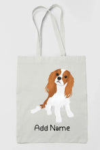 Load image into Gallery viewer, Personalized Cavalier King Charles Spaniel Zippered Tote Bag-Accessories-Accessories, Bags, Cavalier King Charles Spaniel, Dog Mom Gifts, Personalized-3