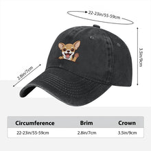 Load image into Gallery viewer, Personalized Chihuahua Baseball Cap - Waving Chihuahua Design - Match Your Dog's Coat Color-Hats &amp; Caps-Accessories,Baseball Caps,Chihuahua,Dog Dad Gifts,Dog Mom Gifts-8