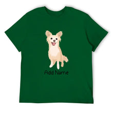 Load image into Gallery viewer, Personalized Chihuahua Dad Cotton T Shirt-Apparel-Apparel, Chihuahua, Dog Dad Gifts, Personalized, Shirt, T Shirt-Men&#39;s Cotton T Shirt-Green-Medium-16