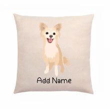 Load image into Gallery viewer, Personalized Chihuahua Linen Pillowcase-Home Decor-Chihuahua, Dog Dad Gifts, Dog Mom Gifts, Home Decor, Personalized, Pillows-Linen Pillow Case-Cotton-Linen-12&quot;x12&quot;-2