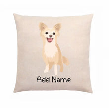 Load image into Gallery viewer, Personalized Chihuahua Linen Pillowcase-Linen Pillow Case-Cotton-Linen-16"x16"