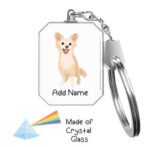 Personalized Chihuahua Love Crystal Glass Keychain-Accessories-Chihuahua-Crystal Keychain-Glass Crystal-One Size-2